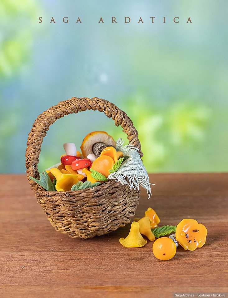 Лесной урожай — Кукольная миниатюра своими руками: еда