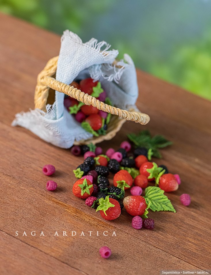 Лесной урожай — Кукольная миниатюра своими руками: еда