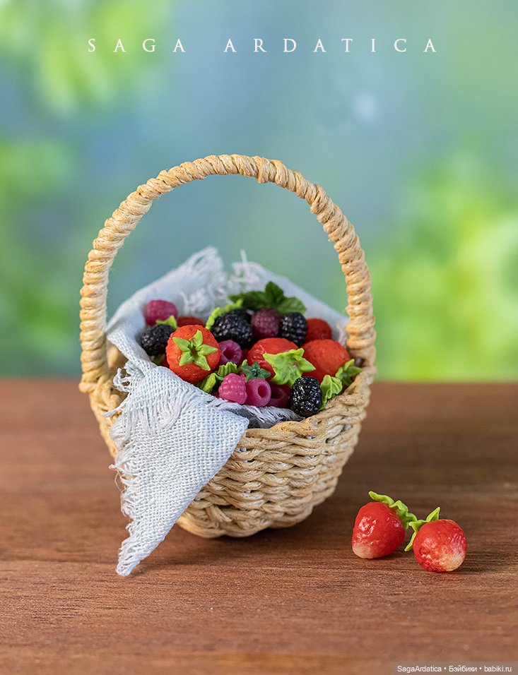 Лесной урожай — Кукольная миниатюра своими руками: еда (фото 10)