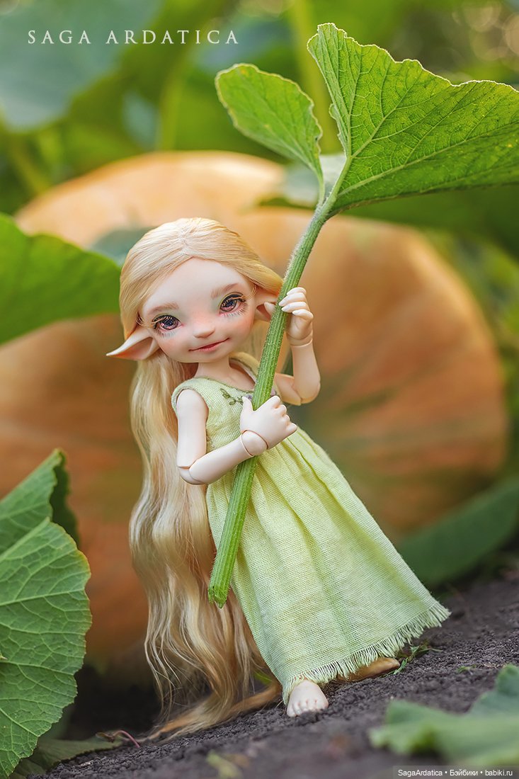 Паночка и тыквы — Куклы Fairyland (ФэйриЛэнд): BJD (БЖД) (фото 6)