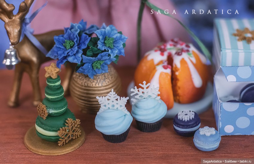 Новогодние миниатюрки — Кукольная миниатюра своими руками: еда (фото 6)