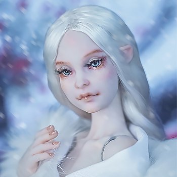 Белая лисичка