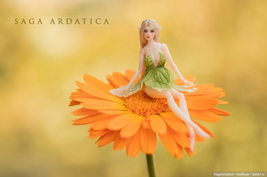 Цветочная феечка — Авторские куклы BJD (БЖД) у нас дома: фото (фото 5)