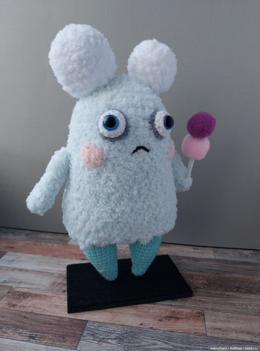 Снежный монстр Маруся — Вязаные игрушки и амигуруми: крючком (фото 4)