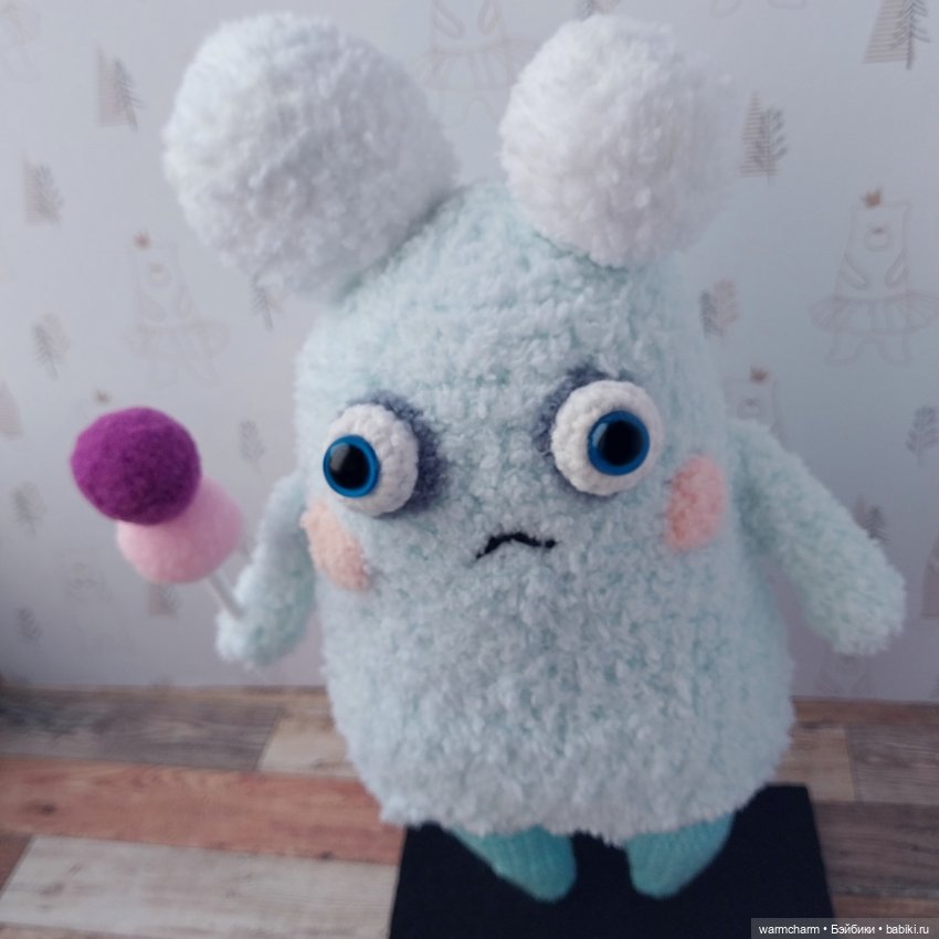 Снежный монстр Маруся — Вязаные игрушки и амигуруми: крючком (фото 6)