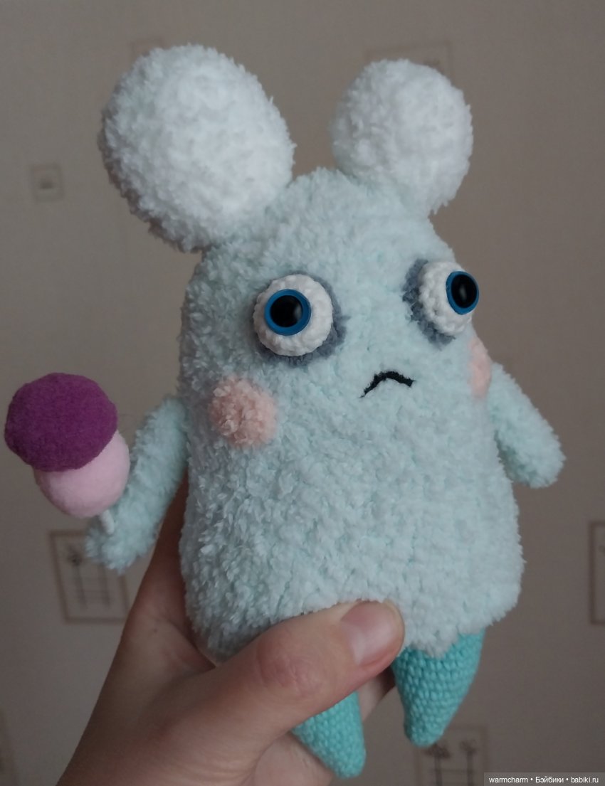 Снежный монстр Маруся — Вязаные игрушки и амигуруми: крючком