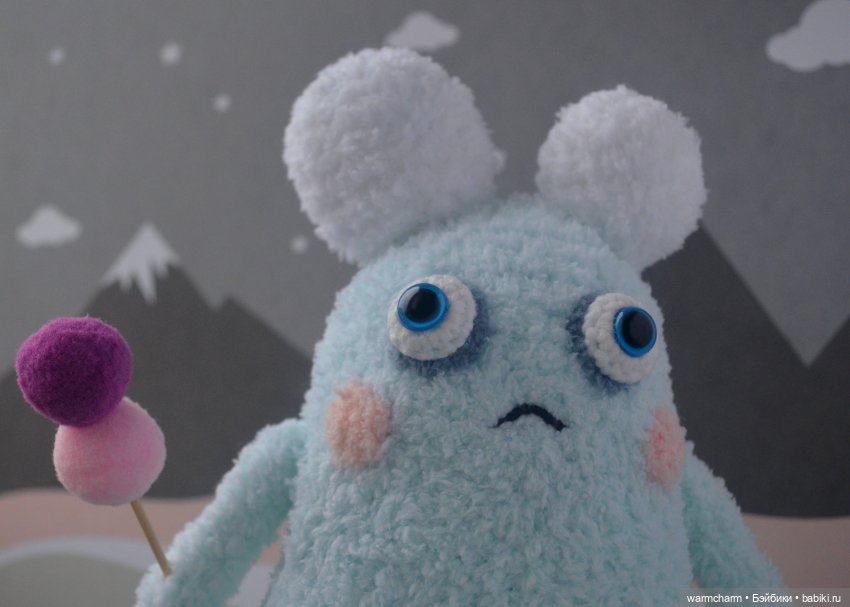 Снежный монстр Маруся — Вязаные игрушки и амигуруми: крючком (фото 3)