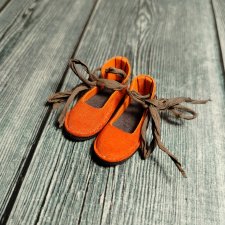 Балетки морковные 4,3*1,6см