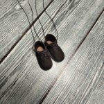 Ботинки чёрные 3,2*1,3см