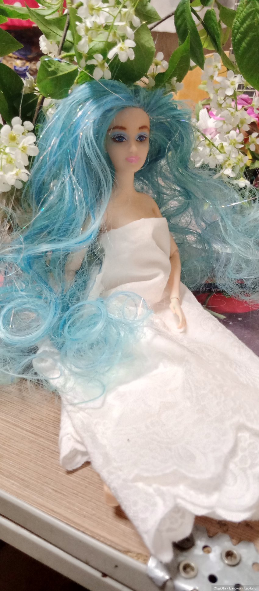 Авторская перепрошивка волос куклам - Ольга Минченкова
