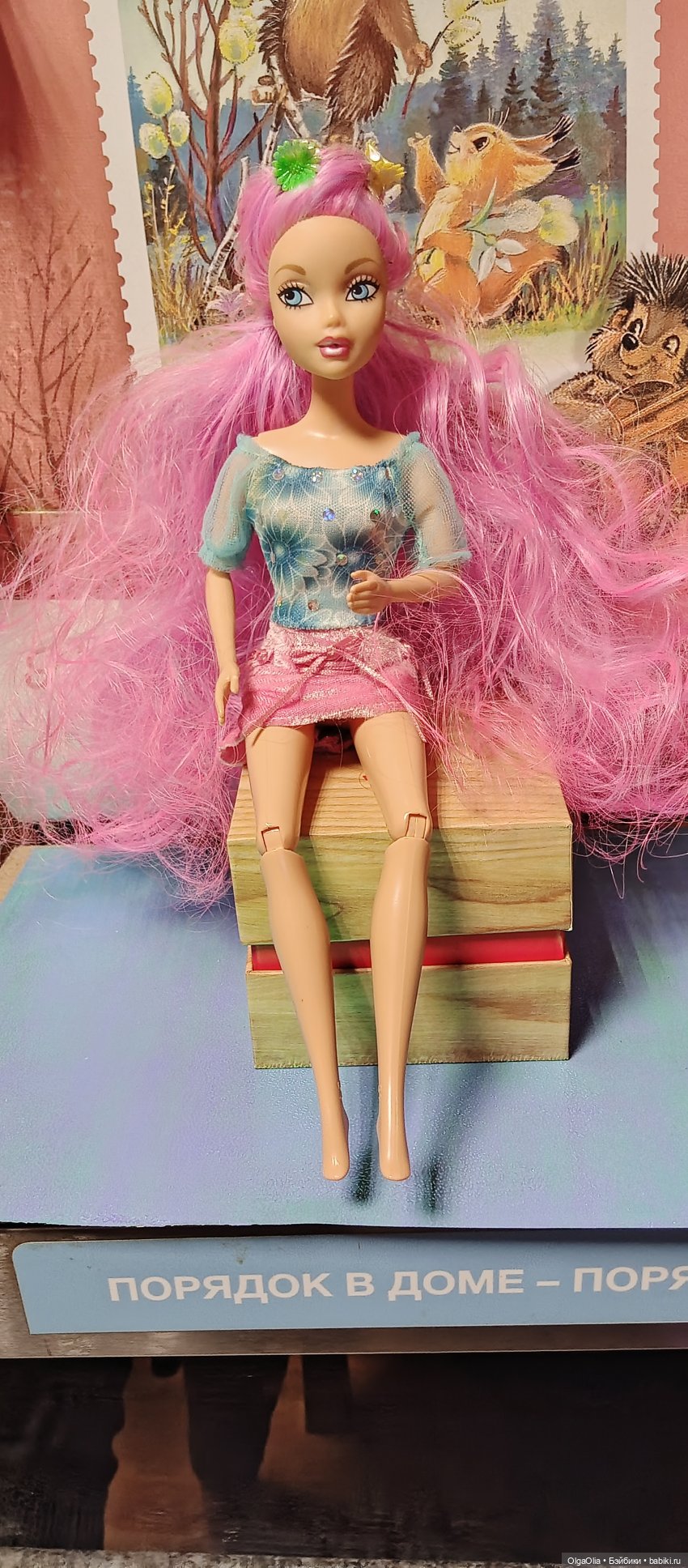 Авторская перепрошивка волос куклам - Ольга Минченкова