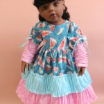 Нарядные многослойные платья для Готц 50см и им подобным 2