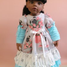 Нарядные многослойные платья для Готц 50см и им подобным 1