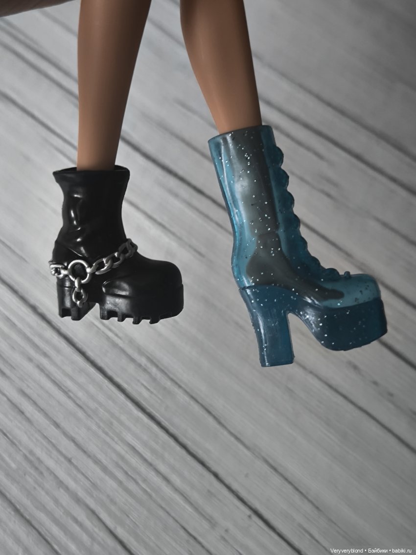 Обувь для куколок 1/6 распаковка и большая примерка (фото 8)