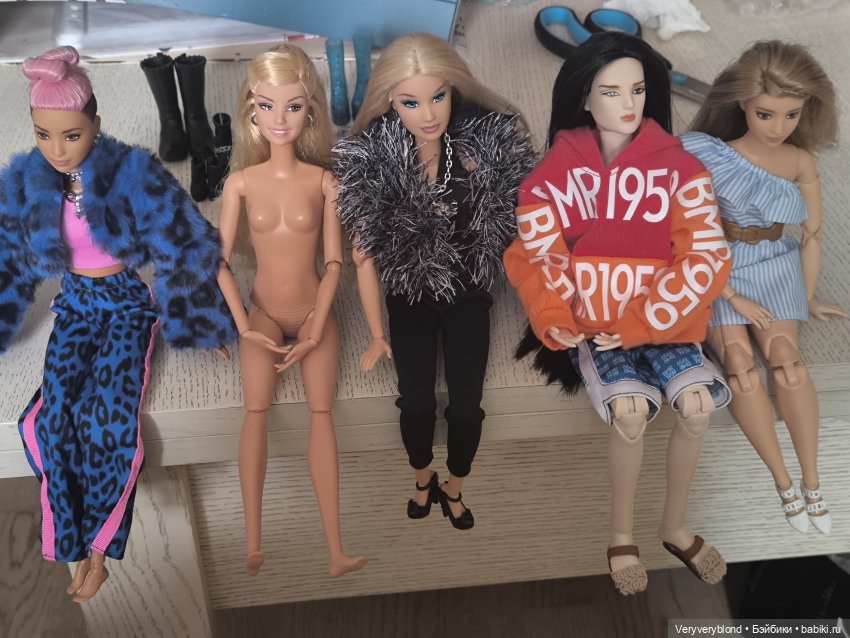 Обувь для куколок 1/6 распаковка и большая примерка (фото 4)