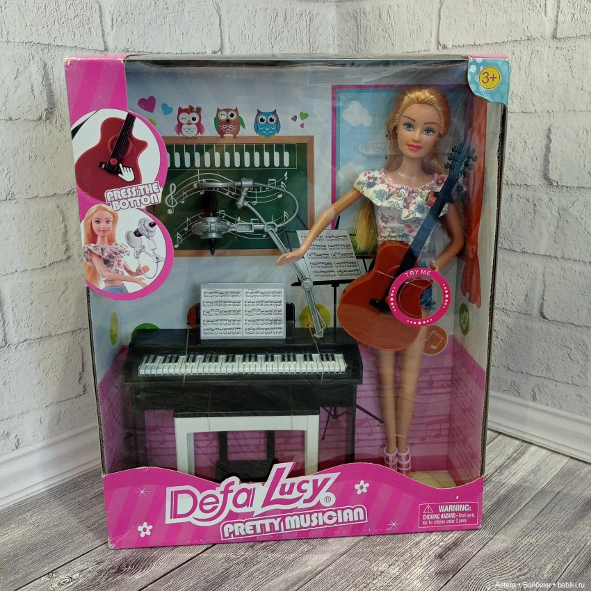 Обзор на игровой набор "Люси - симпатичный музыкант"