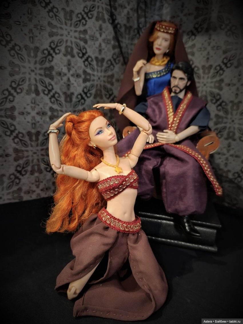 Танец семи покрывал, репетиция. 16+