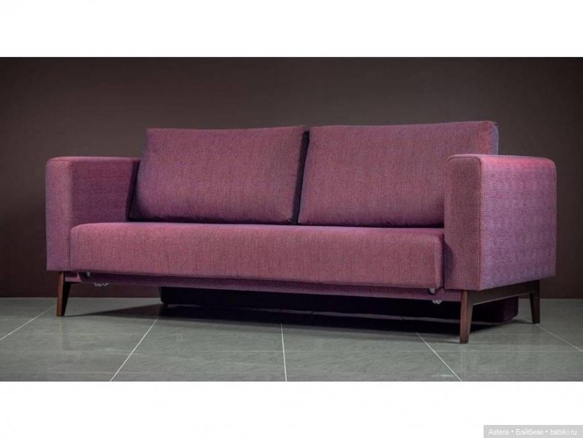 Розовый диван — Мебель для кукол и домиков: фото