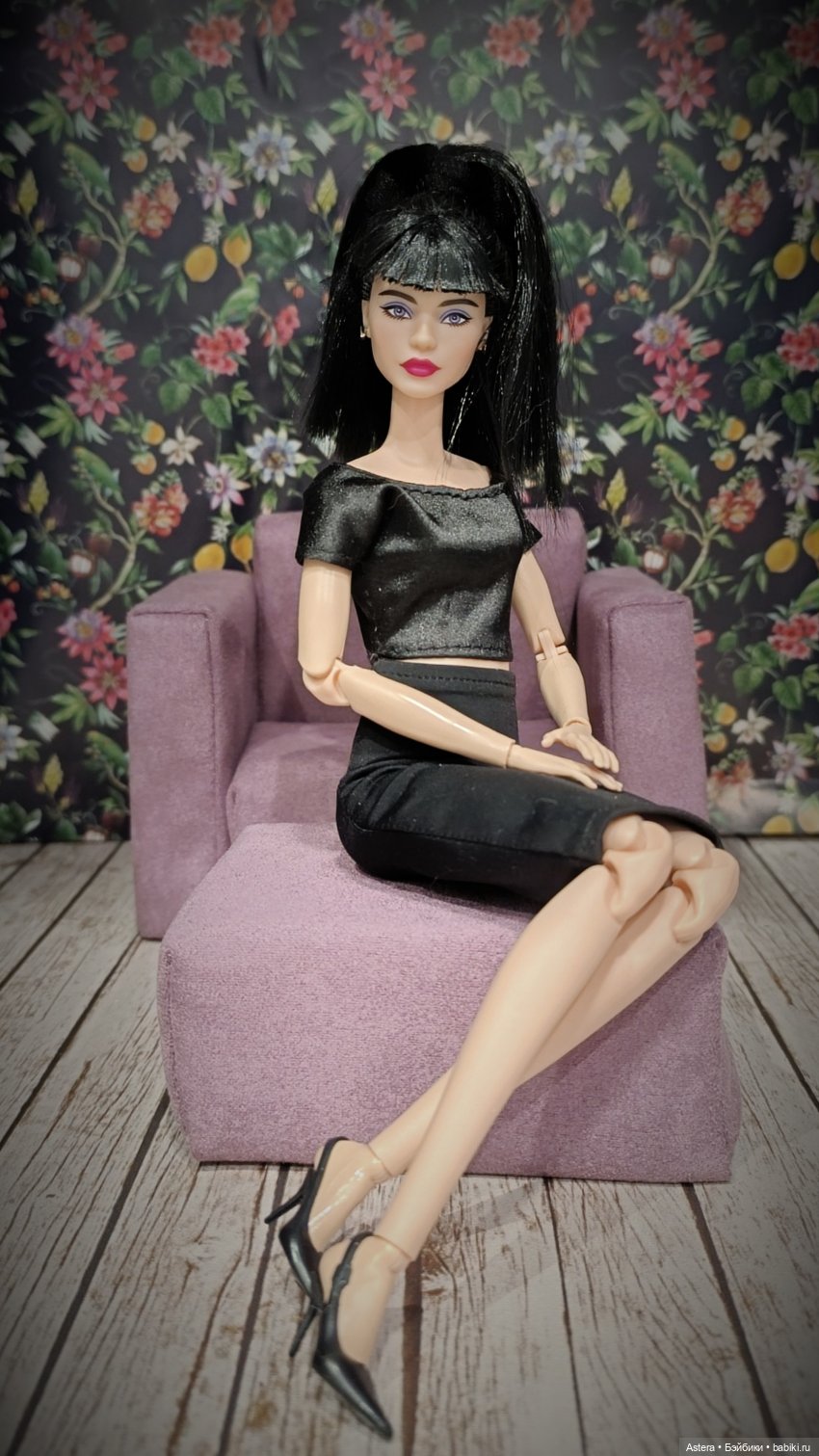 Розовое кресло — Мебель для кукол и домиков: фото (фото 6)