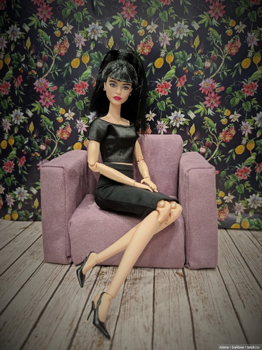 Розовое кресло — Мебель для кукол и домиков: фото (фото 10)