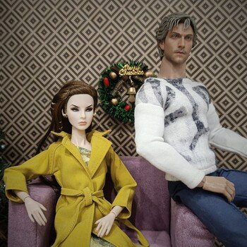 Новогодние Лесли и Дилан