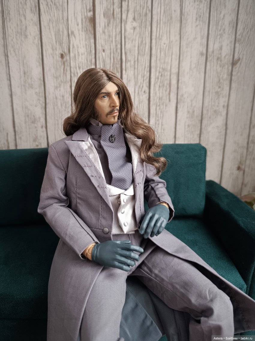 Зеленый диван — Мебель для кукол и домиков: фото