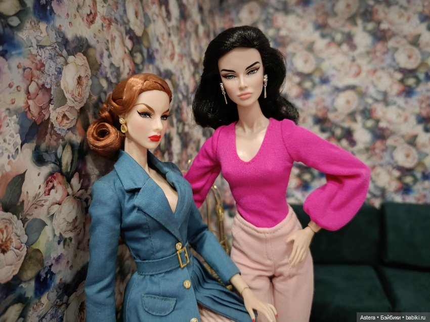 Баронесса и ее подруга. Показ мод