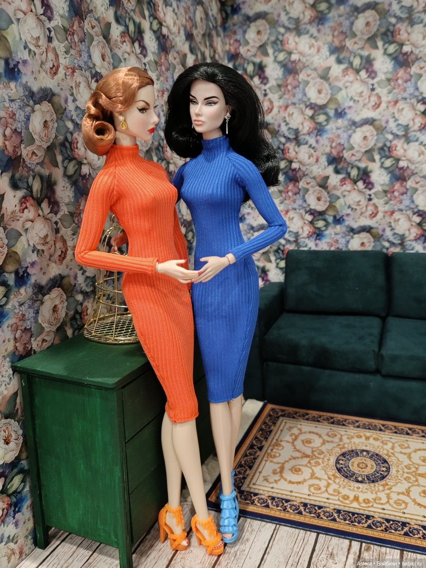 Баронесса и ее подруга. Показ мод