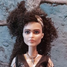 Перерисовка лица Беллатрисы Лестрейндж от Mattel