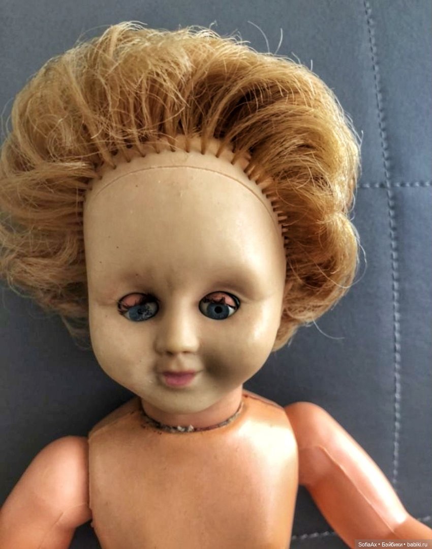 Моя страшилка от Ge-ge — Ремонт кукол СССР и ГДР (немок): чернота (фото 2)