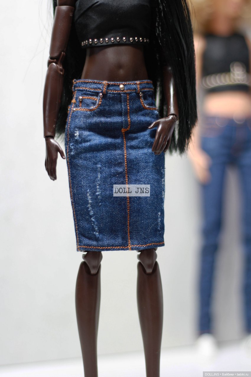 Реалистичные джинсы для кукол - DOLL JNS