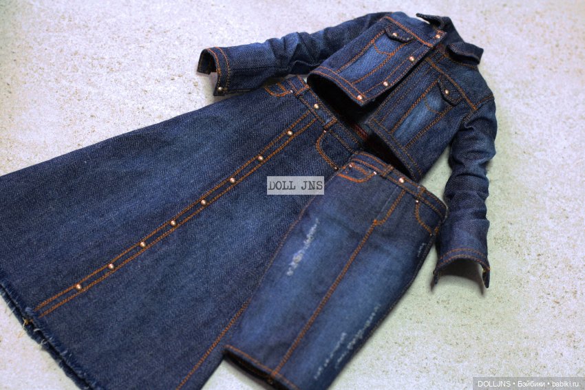 Реалистичные джинсы для кукол - DOLL JNS