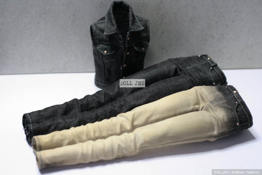 Реалистичные джинсы для кукол - DOLL JNS