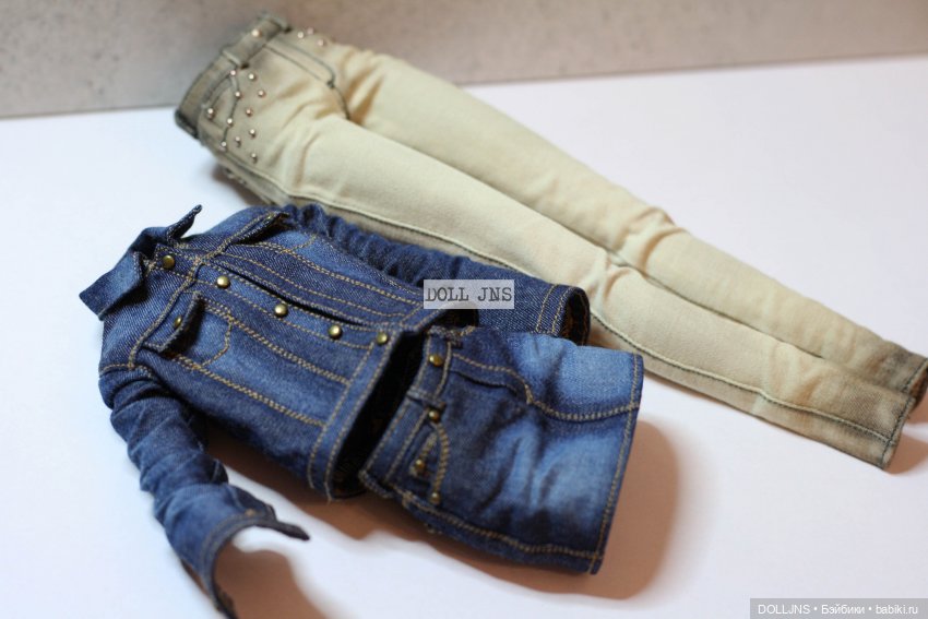 Реалистичные джинсы для кукол - DOLL JNS