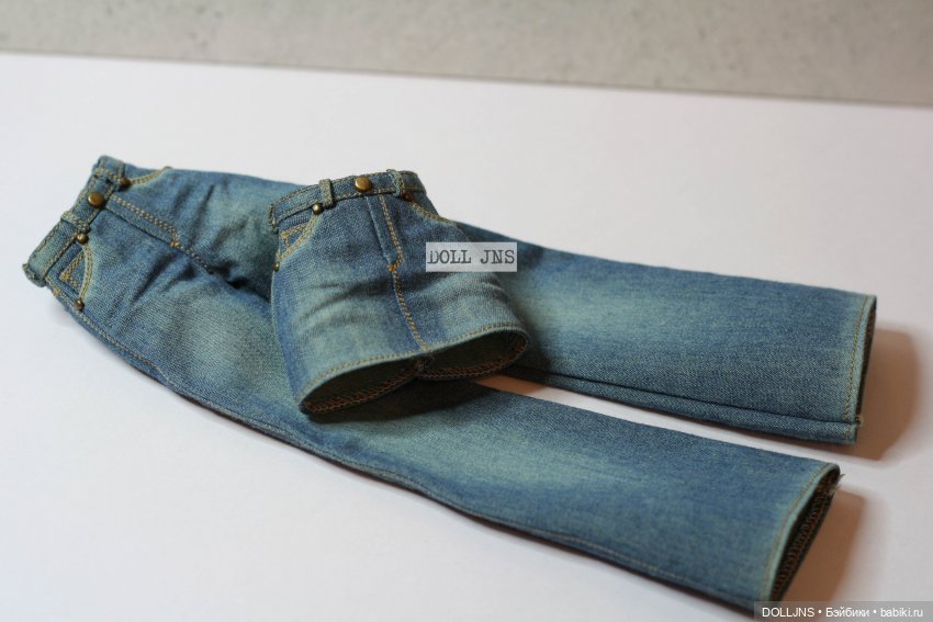 Реалистичные джинсы для кукол - DOLL JNS