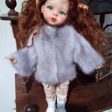 Шубка из норки на Паола Рейна