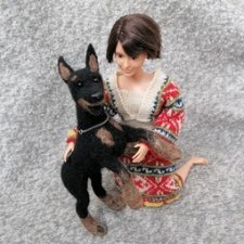 Доберман для Барби