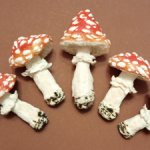 Мухоморчики из ваты
