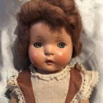 Старинная опилочная Кукла