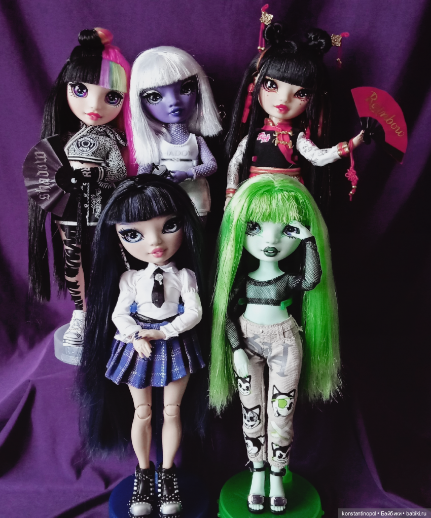 Пять красоток — Куклы Rainbow High (Рейнбоу Хай