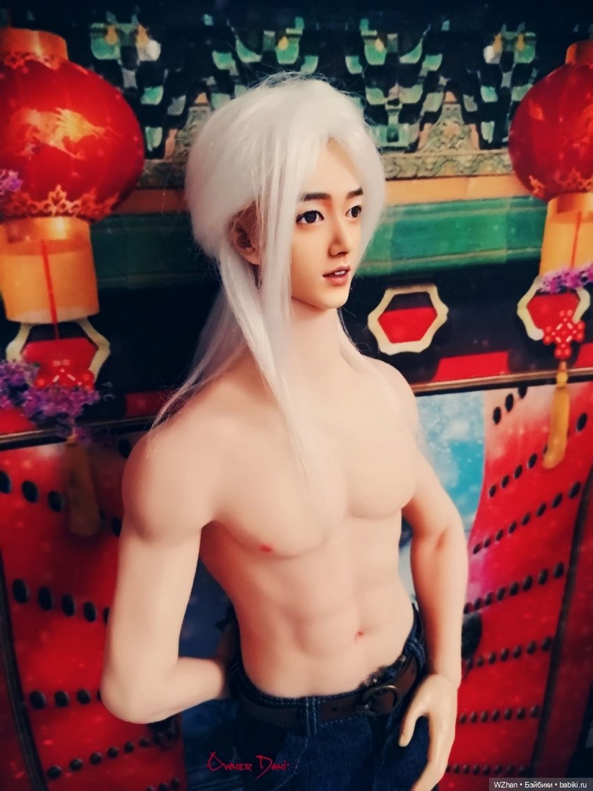 Сяо с белыми волосами — Портретные куклы знаменитостей: звезды кино (фото 4)