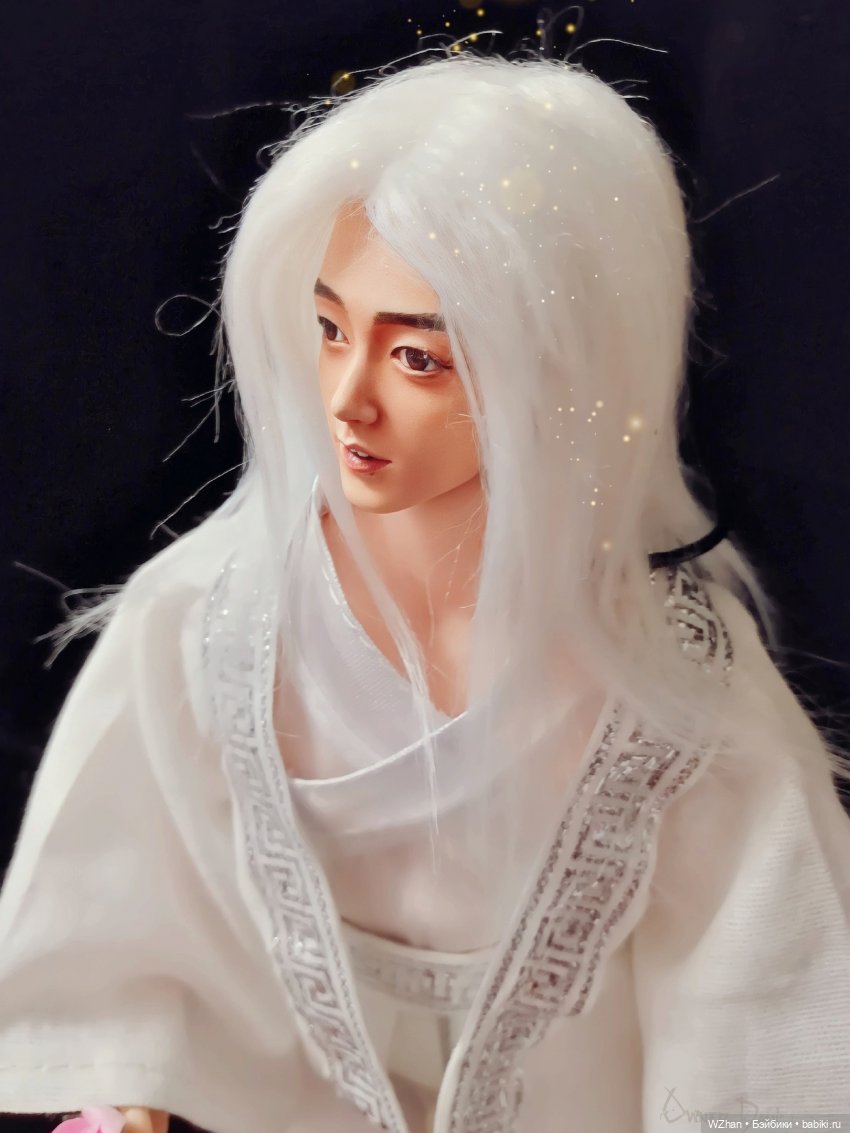 Сяо с белыми волосами — Портретные куклы знаменитостей: звезды кино (фото 2)