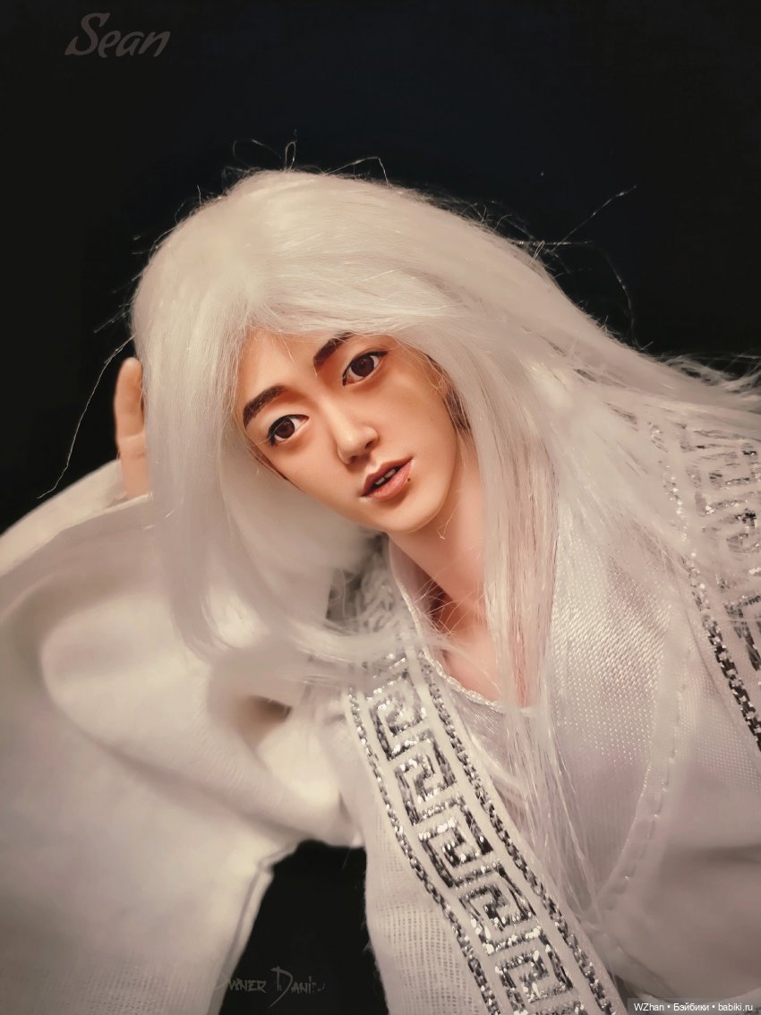 Сяо с белыми волосами — Портретные куклы знаменитостей: звезды кино (фото 3)