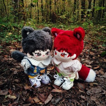 Рыжик и волчонок