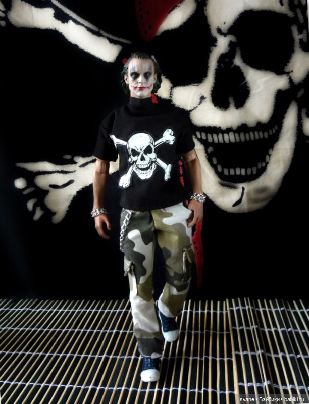 Моя коллекция. Кукольные мужчины: Александр Матиас Кемпер (Heath Ledger Joker Head Sculpt) (фото 2)