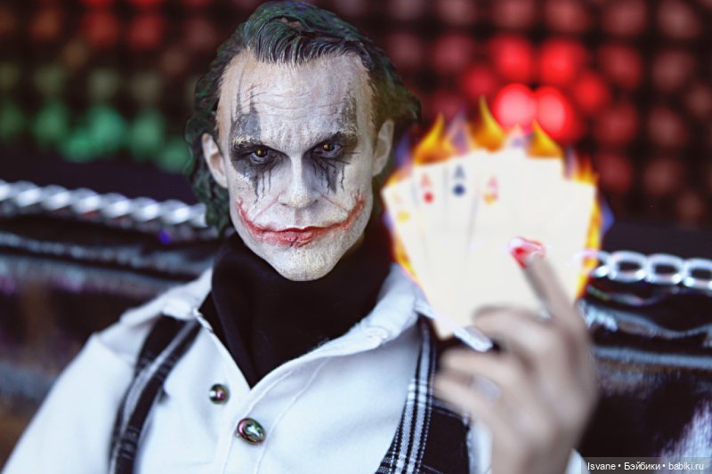 Моя коллекция. Кукольные мужчины: Джонатан Керлинг (Heath Ledger Joker Head Sculpt)