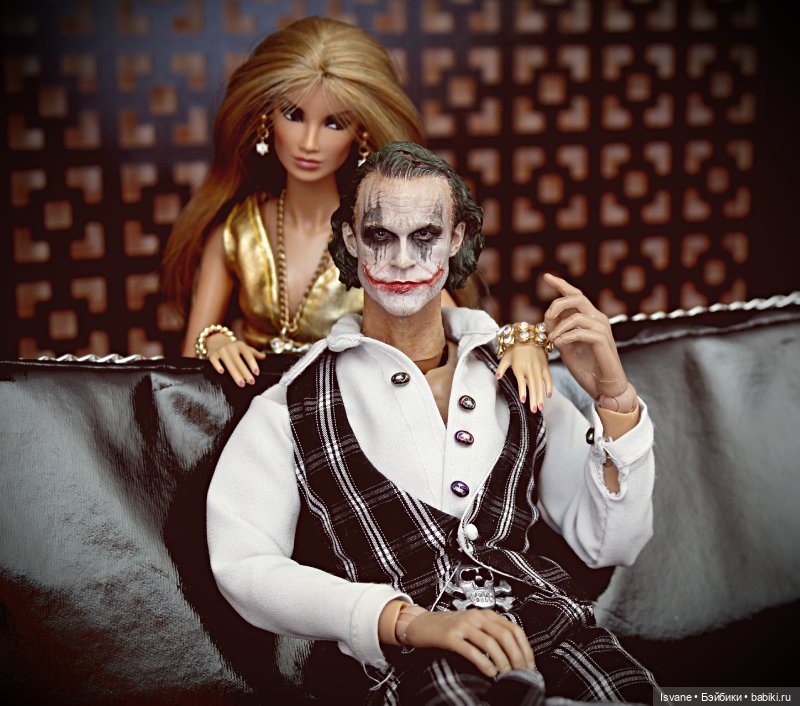 Моя коллекция. Кукольные мужчины: Джонатан Керлинг (Heath Ledger Joker Head Sculpt)