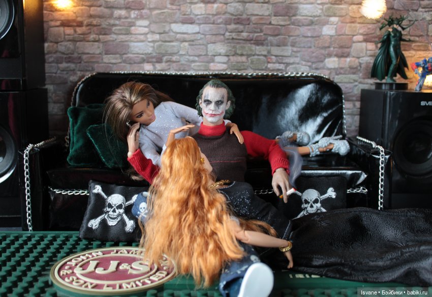 Моя коллекция. Кукольные мужчины: Джонатан Керлинг (Heath Ledger Joker Head Sculpt) (фото 4)