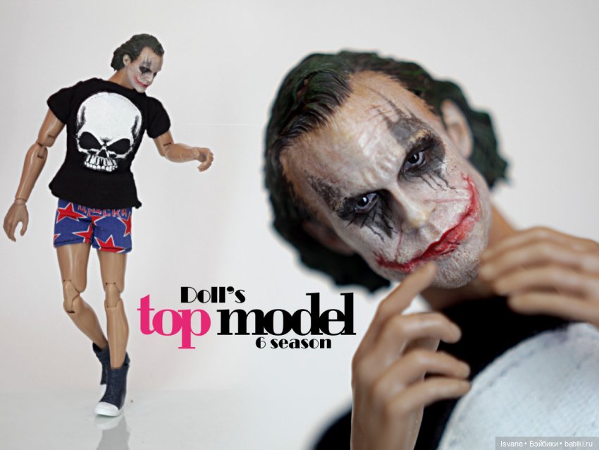 Моя коллекция. Кукольные мужчины: Джонатан Керлинг (Heath Ledger Joker Head Sculpt)