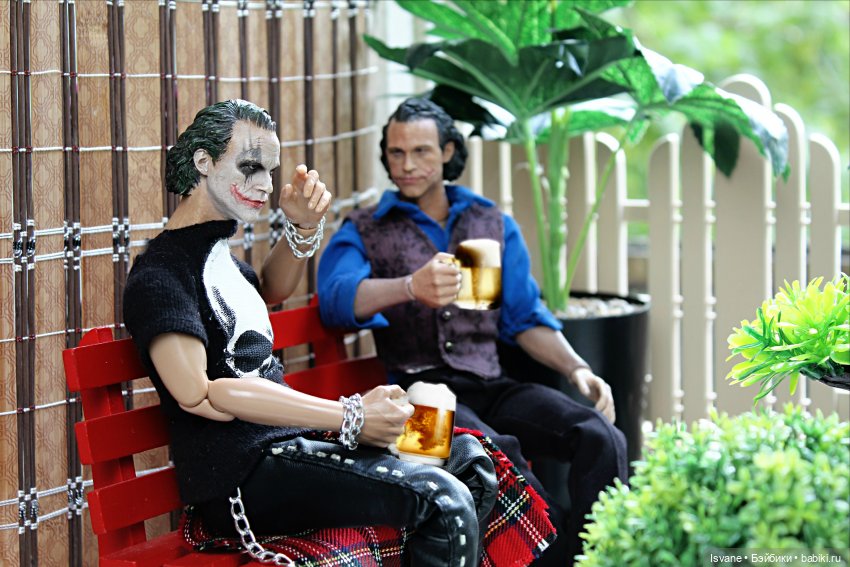 Моя коллекция. Кукольные мужчины: Джонатан Керлинг (Heath Ledger Joker Head Sculpt)